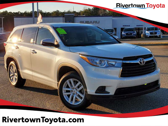 Certified Pre Owned 2015 Toyota Highlander Le Front Wheel Drive Suv